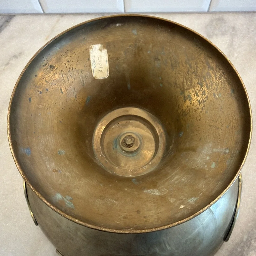 Vintage Brass Pedestal Punch/compote BowlES0003